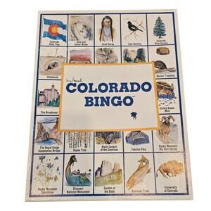 Colorado Bingo Game Homeschool Education Game About Colorado History